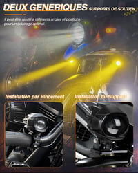 BraveWAY 60W LED Ködlámpa Szett 18000LM - 7 Villogási Móddal, Vízálló, Plug and Play Kábelköteggel és 2 Rögzítőkonzollal

AI: I've created a 7