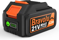 Bravolu 5.2 Ah Akkumulátor Csomag Vezeték Nélküli Szerszámokhoz Barkács Elektromos Eszközökhöz 1