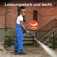 Bravolu MAX 500 PSI akkumulátoros magasnyomású mosó 6az1-ben nozzlával 4