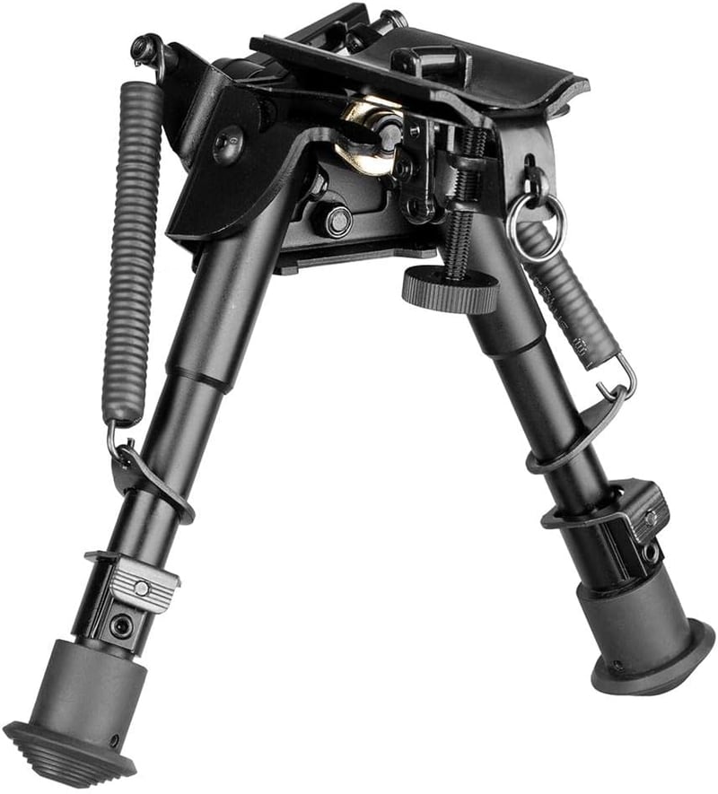 Bravovski 6-9 Inch Taktikai Forgó Bipod Alumínium S Lock Csapággyal