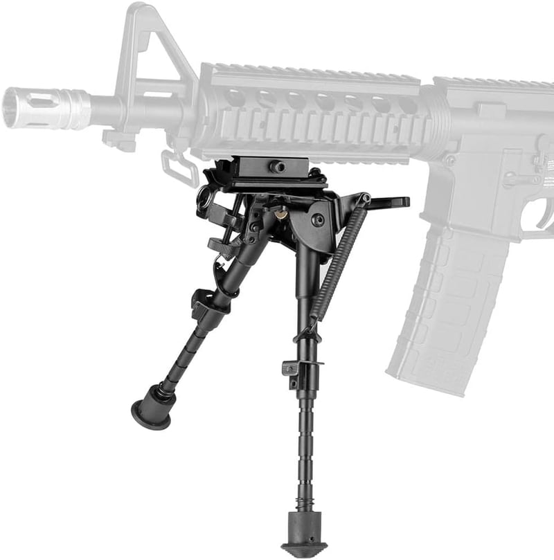 Bravovski 6-9 Inch Taktikai Forgó Bipod Alumínium S Lock Csapággyal