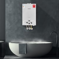 BreeRainz 20L/perc Gázüzemű Pillanatvízmelegítő 40kW Propán LPG Alacsony Nyomásindítás 8