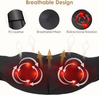 Brelley 3D Shiatsu nyak- és hátmasszírozó melegítéssel 5