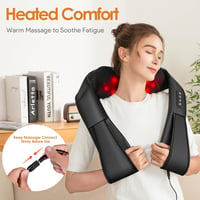 Brelley 3D Shiatsu nyak- és hátmasszírozó melegítéssel 3