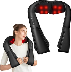 Brelley JHR2 3D Shiatsu nyak- és hátmasszírozó melegítéssel