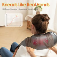 Brelley 3D Shiatsu nyak- és hátmasszírozó melegítéssel 2