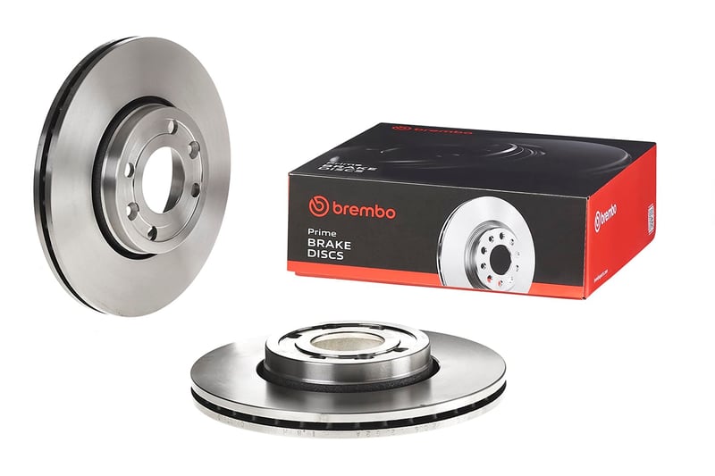 Set discuri de frână Brembo 09.9078.10, 2 bucăți, negre, punte față sau spate, pereche discuri de frână