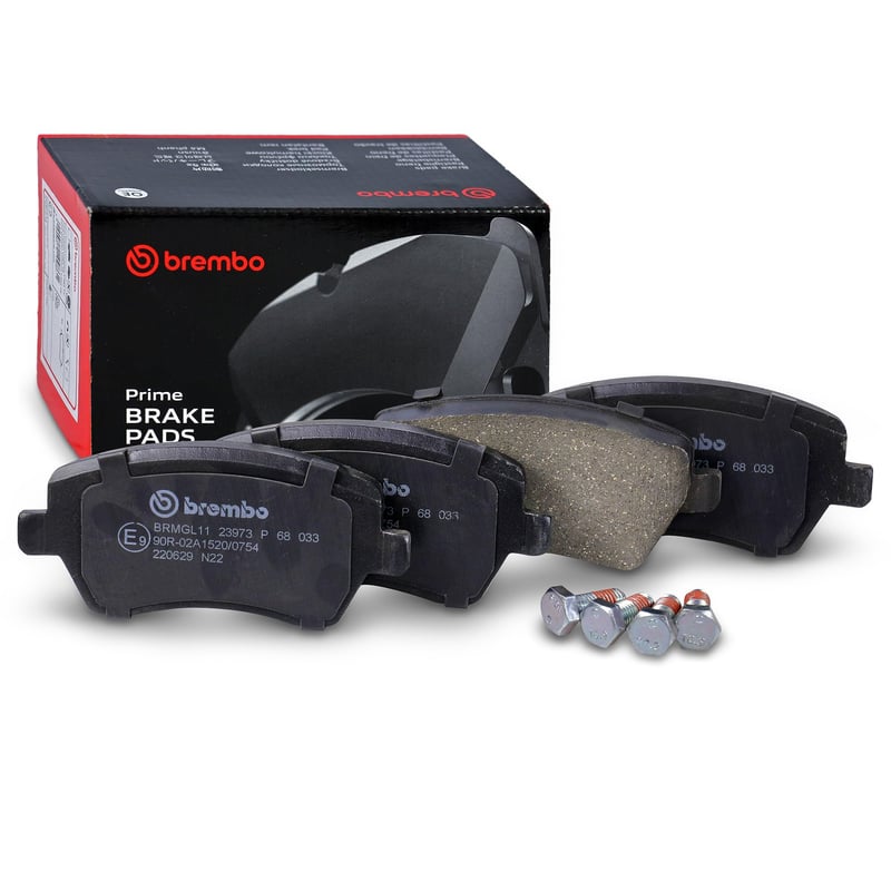 Brzdové doštičky Brembo P 68 033 (4 ks) - Dacia Dokker, Duster - Pre predné a zadné kotúčové brzdy