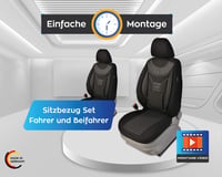 BREMER SITZBEZÜGE Poťahy na mieru na sedadlá Mercedes Vito triedy V W447 910 – Súprava ochranných poťahov na autosedačky na mieru 7