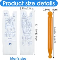Bremorou Reflexzónás Akupresszúrás Zokni Férfiaknak - 2 db Talpmasszázs Zokni Akupunktúrás Nyomáspontokkal, 33,5 cm, Fekete 2