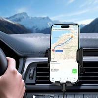 Brencco autós telefontartó szellőzőrácsra 360° forgatható univerzális 4-7 hüvelykes okostelefonokhoz - Mobile phone holder auto-V1 7