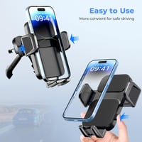 Držiak na mobil do auta Brencco V2 do ventilačnej mriežky, otočný o 360°, pre telefóny s uhlopriečkou 4,0 – 7,0 palca 2