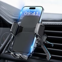 Držiak na mobil do auta Brencco V2 do ventilačnej mriežky, otočný o 360°, pre telefóny s uhlopriečkou 4,0 – 7,0 palca 1