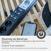 Prelungitor inteligent Brennenstuhl Connect Premium-Line WiFi cu 6 prize, control Smart Home 4