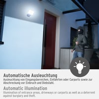 Brennenstuhl Connect WiFi LED reflektor WF 2050 – 20W, 2400 lm, IP54, ovládanie svetelných funkcií cez aplikáciu, vonkajší nástenný reflektor 5
