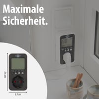Brennenstuhl Ecolor merač spotreby energie ECL EM-2 – Zásuvkový merač spotreby, merač elektrického výkonu 6