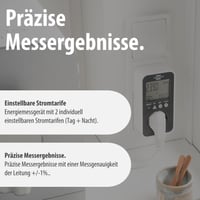 Brennenstuhl Ecolor merač spotreby energie ECL EM-2 – Zásuvkový merač spotreby, merač elektrického výkonu 5