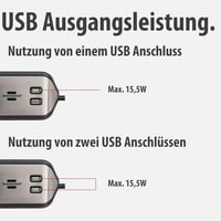 Brennenstuhl Estilo Corner 6-részes sarokcsatlakozó, 4 földelt + 2 Euro + 2 USB 4