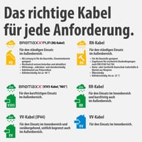 Káblový navijak Brennenstuhl Garant V2, 25 m kábel, čierny, 4 zásuvky s uzemnením, ochrana proti prehriatiu, Made in Germany 8