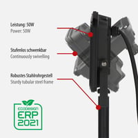LED pracovné svetlo Brennenstuhl JARO 7060 T so stojanom, 50W, 5800 lm, 6500K, IP65, 5m kábel, čierne 4