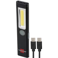 Brennenstuhl PL 200 AC LED punjiva ručna svjetiljka, 200 lm, s USB-C kabelom za punjenje, magnetom i kopčom, 12 sati rada, COB LED inspekcijska svjetiljka 1