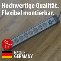 Predlžovačka Brennenstuhl Premium-Line, 8 zásuviek, kábel 3 m - Viaczásuvkový rozbočovač 2