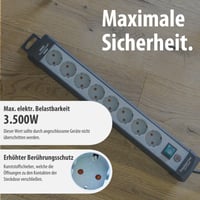 Predlžovačka Brennenstuhl Premium-Line, 8 zásuviek, kábel 3 m - Viaczásuvkový rozbočovač 6