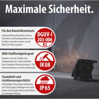 Brennenstuhl Professional Multi Battery LED akumulátorový stavebný reflektor 4000 MA – 40W, 4500 lm, IP65, kompatibilný s 18V akumulátormi 10 výrobcov 7