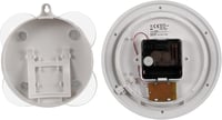 Bresser MyTime Bath fürdőszobai fali óra hőmérővel és rádiójel vezérléssel - Single, White, Radio controlled clock 5