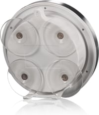 Bresser MyTime Bath fürdőszobai fali óra hőmérővel és rádiójel vezérléssel - Single, White, Radio controlled clock 4