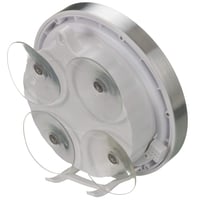Bresser MyTime kupaonski zidni sat s termometrom i higrometrom, 4 vakuumske čašice, bijeli, 17 cm 5