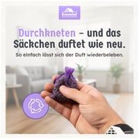 Brevenhof vrećice s mirisom lavande 22 kom - Protiv moljaca za ormare i odjeću - 100% prirodna sušena lavanda - Za automobil, sobu i praonicu rublja 7