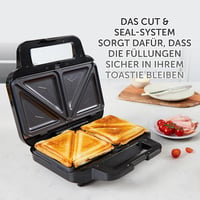 Aparat de sandvișuri, vafe și panini Breville VST098X Ultimate 3 în 1 - negru/inox 3