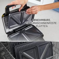 Aparat de sandvișuri, vafe și panini Breville VST098X Ultimate 3 în 1 - negru/inox 5