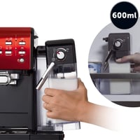 Breville Prima Latte II Eszpresszó és Kávégép - 15 bar Professzionális Pumpa, Automata Tejhabosító, Piros - VCF109X 5