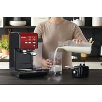 Breville Prima Latte II Eszpresszó és Kávégép - 15 bar Professzionális Pumpa, Automata Tejhabosító, Piros - VCF109X 8