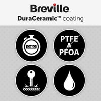 Breville VST072X Gofrisütő Rozsdamentes Acél Profi Wafflemaker 5