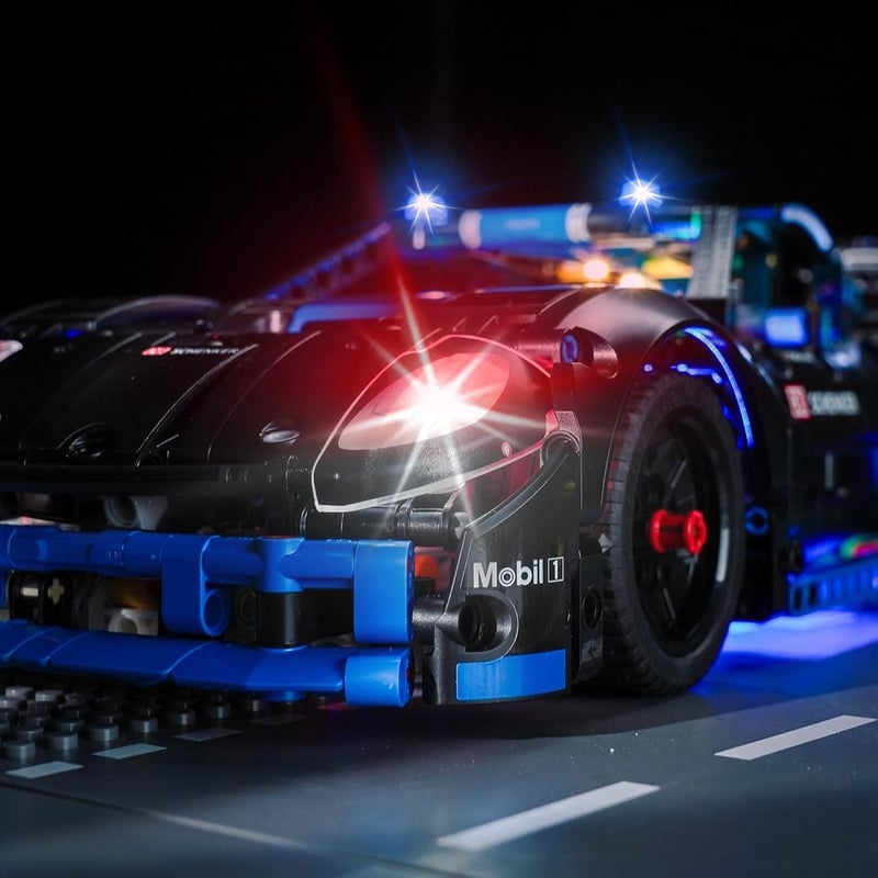 BrickBling LED Világítás Készlet Lego 42176 Porsche GT4 e-Performance Versenyautóhoz - Távirányítható Fényszett Építőjátékhoz 15+ Éveseknek