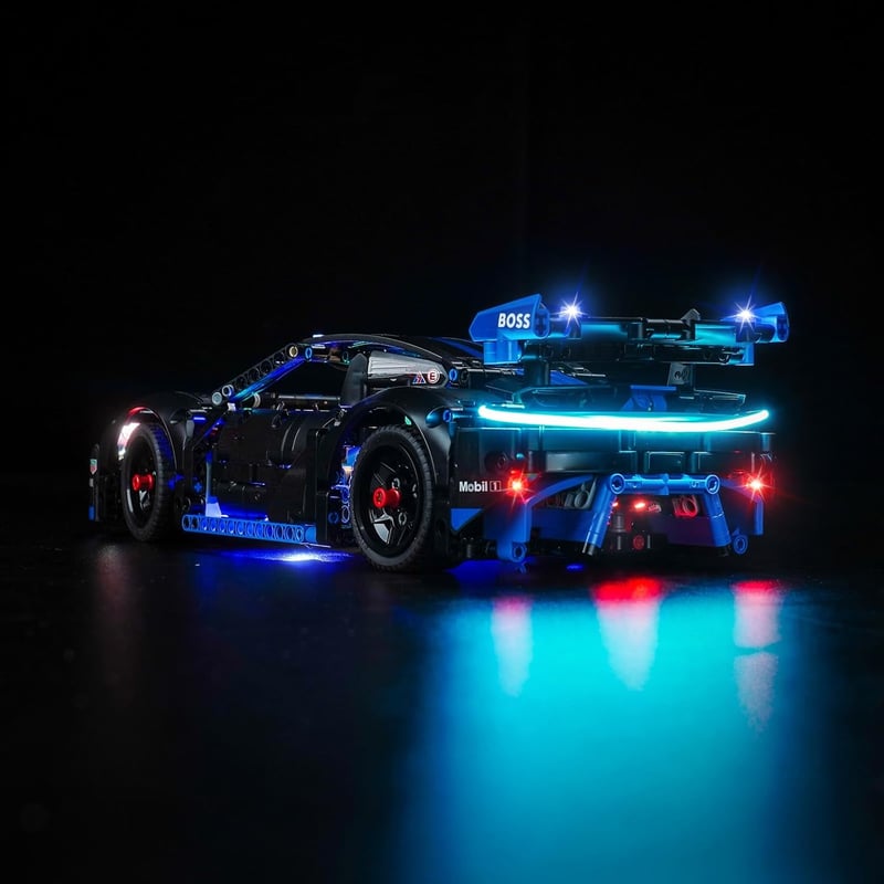 BrickBling LED Világítás Készlet Lego 42176 Porsche GT4 e-Performance Versenyautóhoz - Távirányítható Fényszett Építőjátékhoz 15+ Éveseknek
