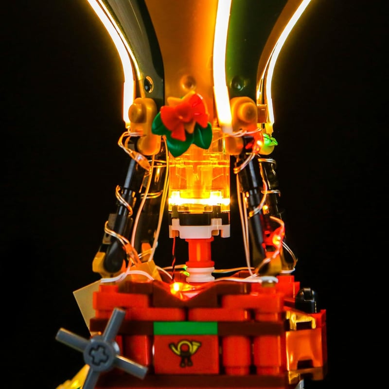 BrickBling LED világítás szett Lego Santa Posta 10339 kompatibilis távirányítóval