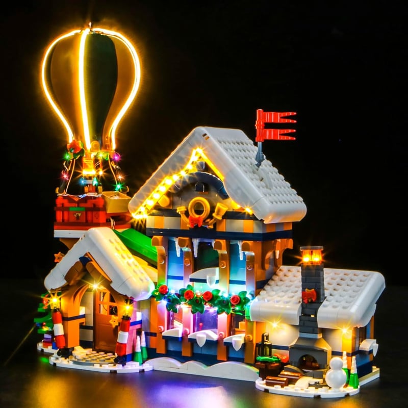 BrickBling LED világítás szett Lego Santa Posta 10339 kompatibilis távirányítóval