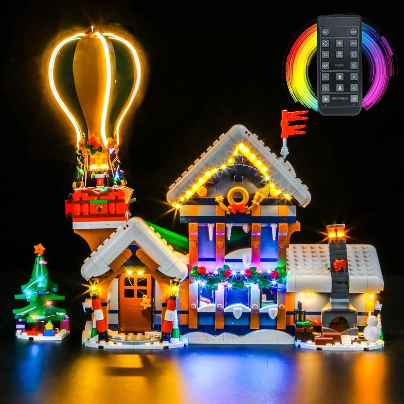 BrickBling LED világítás szett Lego Santa Posta 10339 kompatibilis távirányítóval
