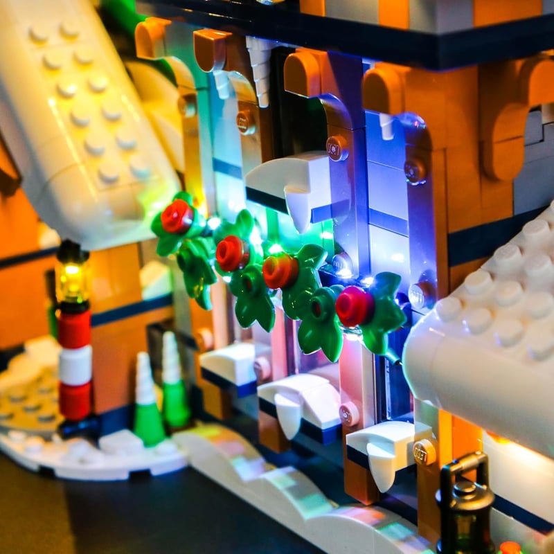 BrickBling LED világítás szett Lego Santa Posta 10339 kompatibilis távirányítóval