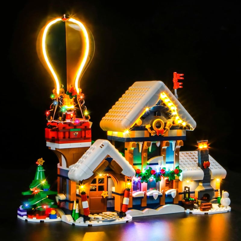BrickBling LED világítás szett Lego Santa Posta 10339 kompatibilis távirányítóval