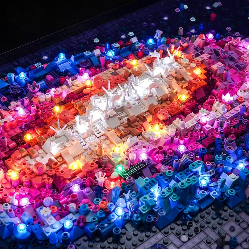 BrickBling LED világítás szett Lego Tejútrendszer 31212-hez távirányítóval