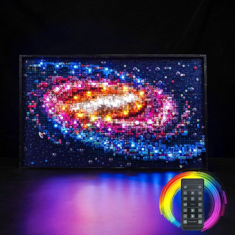 BrickBling LED világítás szett Lego Tejútrendszer 31212-hez távirányítóval