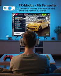 Brifit Bluetooth Adapter 5.3 Adó-Vevő 2in1 TV Hanghoz, 3.5mm Jack Aux Vezeték Nélküli Átalakító Fejhallgató Hangszóró Sztereó 6