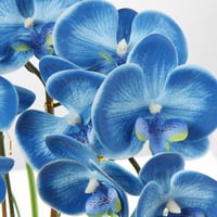 Briful 44 cm Phalaenopsis Orchidea Művirág Kerámia Kaspóban Otthon Dekorációhoz 5