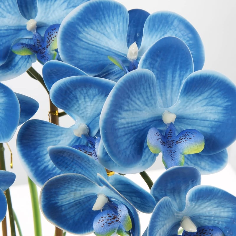 Briful 44 cm Phalaenopsis Orchidea Művirág Kerámia Kaspóban Otthon Dekorációhoz