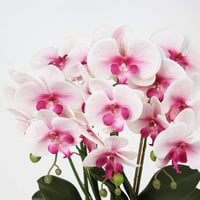 Briful 44 cm Phalaenopsis Orchidea Művirág Kerámia Kaspóban Otthon Dekorációhoz 5